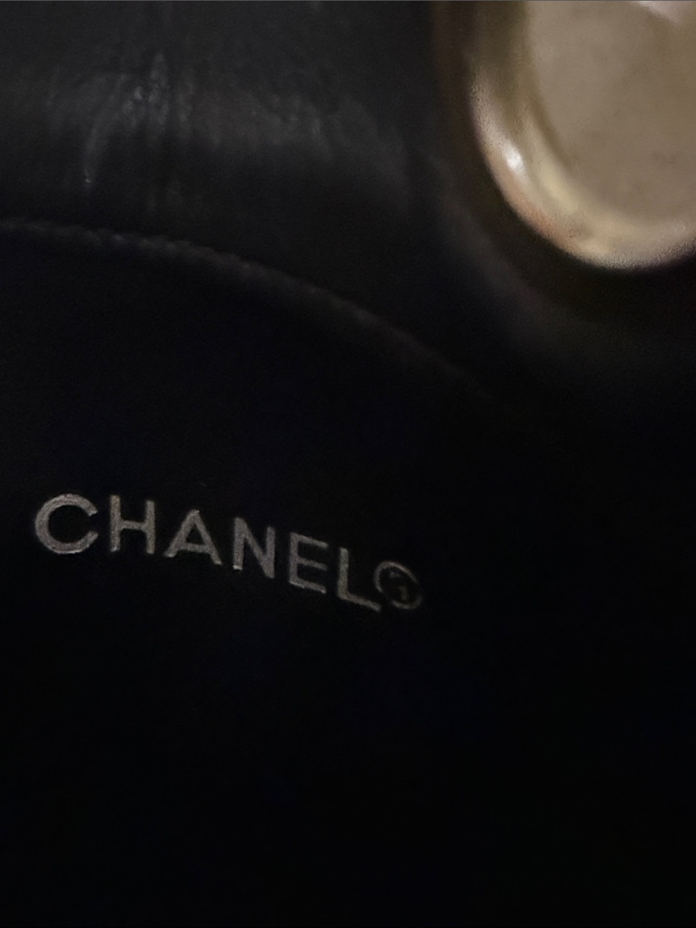 CHANEL Black Leather Chain-Handle Bucket Bag - Picture 6 of 6
